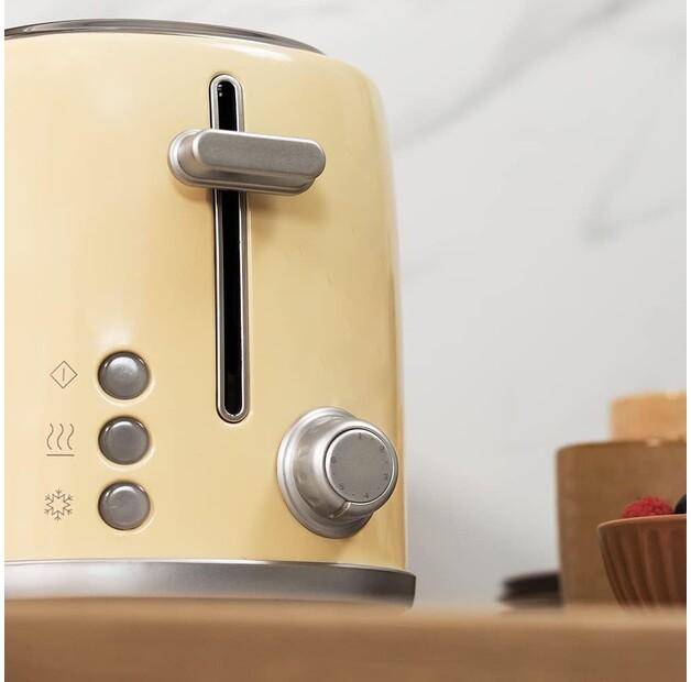 Toaster Cecotec 03232 Toast & Taste Retro 1000 Beige