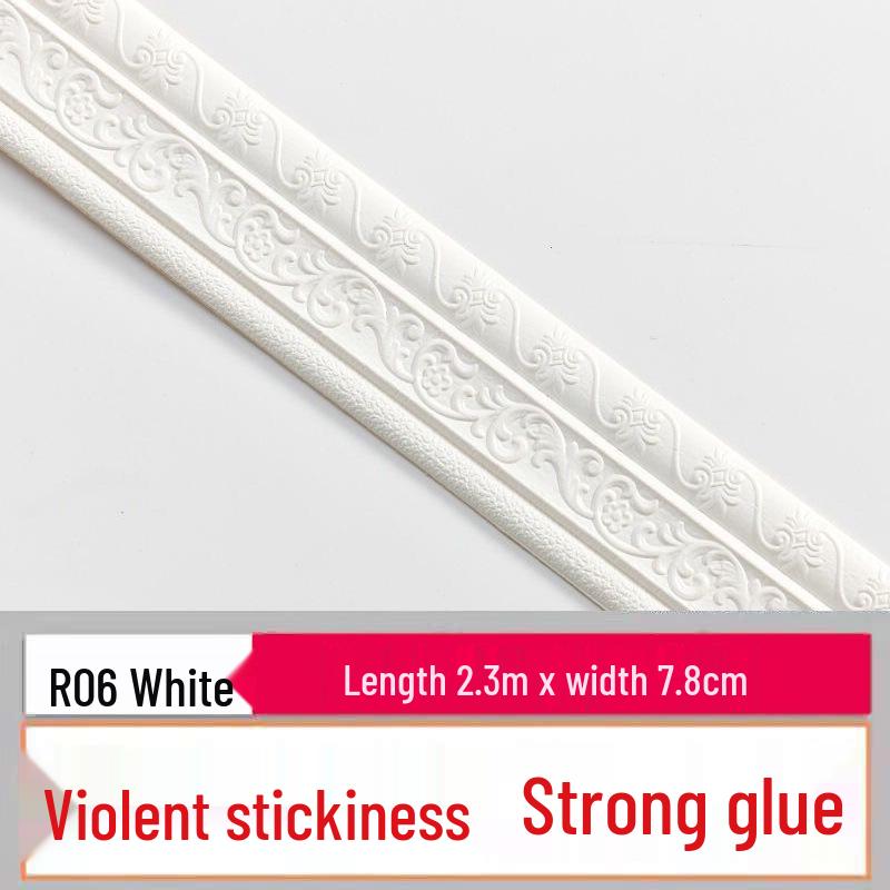 Водонепроницаемые 3D самоклеящиеся наклейки для плинтусов и окантовки дверных проемов