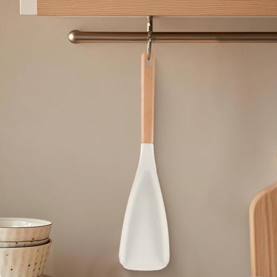 Силиконовые ложки для приготовления пищи, кухонная лопатка для еды, термостойкая антипригарная лопатка, ложка для помешивания и подачи