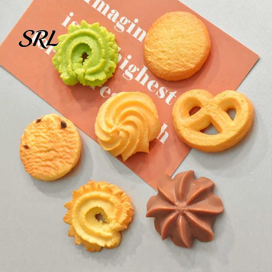 Home Decorative Magnets Simulated Cookie Refrigerator Magnet, 3D Fake Food Fridge Memo Notes Photo Holder for Decor