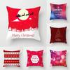 Christmas Themed Pillowcases Car Accessories Office Santa Claus Living Room Sofa Home Pillowcases