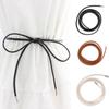 Female Waist Chain Thin Belt Simple Decoration Tie With Dress Long Waist Rope Knotted Vintage Dresses String Waistband