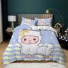 Cute Sheep Duvet Cover Cartoon Animals Bedding Set King Twin For Kids Boys Girls Kawaii Room Decor Microfiber Comforter Cover