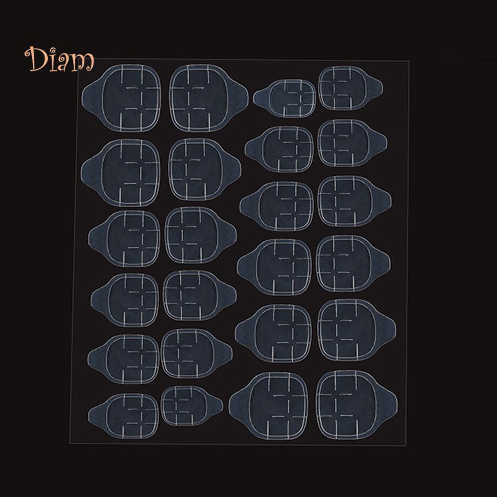 SBS 120 шт. прозрачные двухсторонние накладные ногти клейкие ленты наклейки искусственные ногти