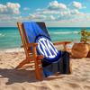 1pc Internazionale Milano Beach Towel, Comfortable and Thick, and Swimming/Bath/Picnic/Camping Towel, Suitable for Seaside Beaches