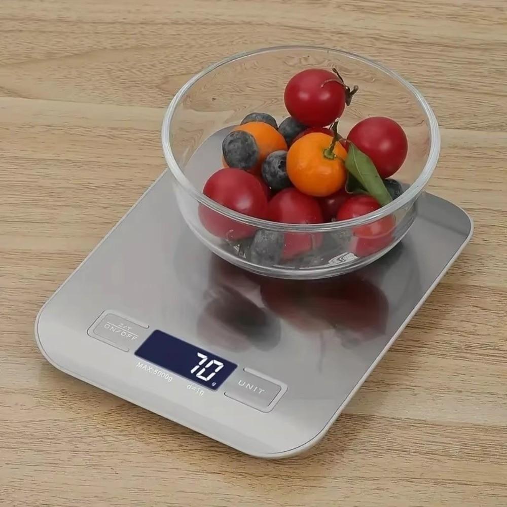 5KG /10KG Capacity Electronic Scale Stainless Steel Digital Scale Kitchen Scale Food Weighing