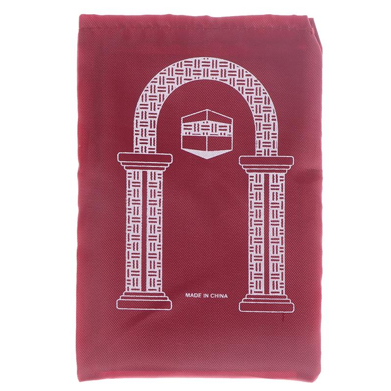 Портативный водонепроницаемый коврик для мусульманской молитвы, коврик для поклонения в путешествиях с карманом для паломничества, уличный ковер