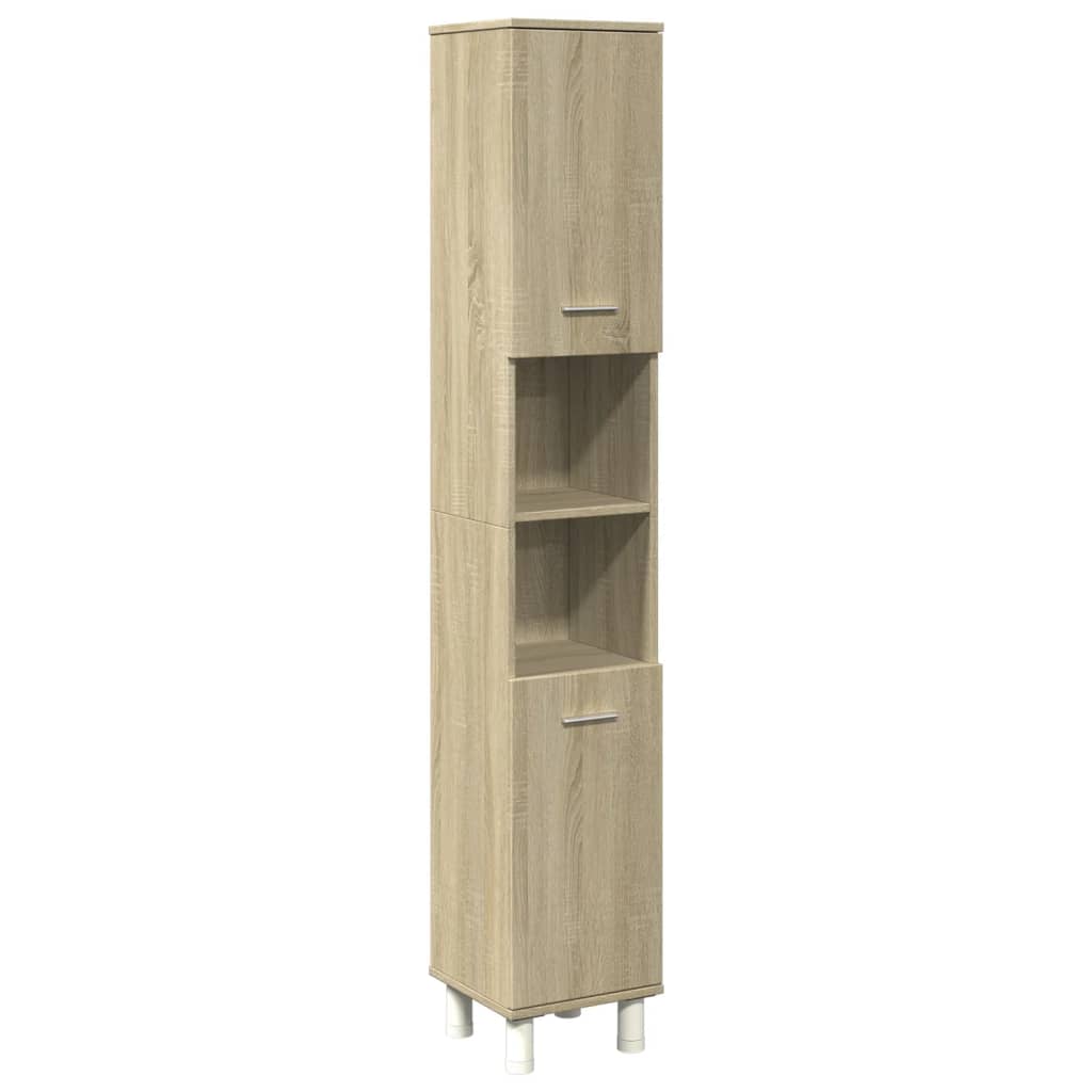 Bathroom Cabinet Sonoma Oak 12 x 11.8 x 70.5 in (30.5 x 30 x 179 cm) Particleboard