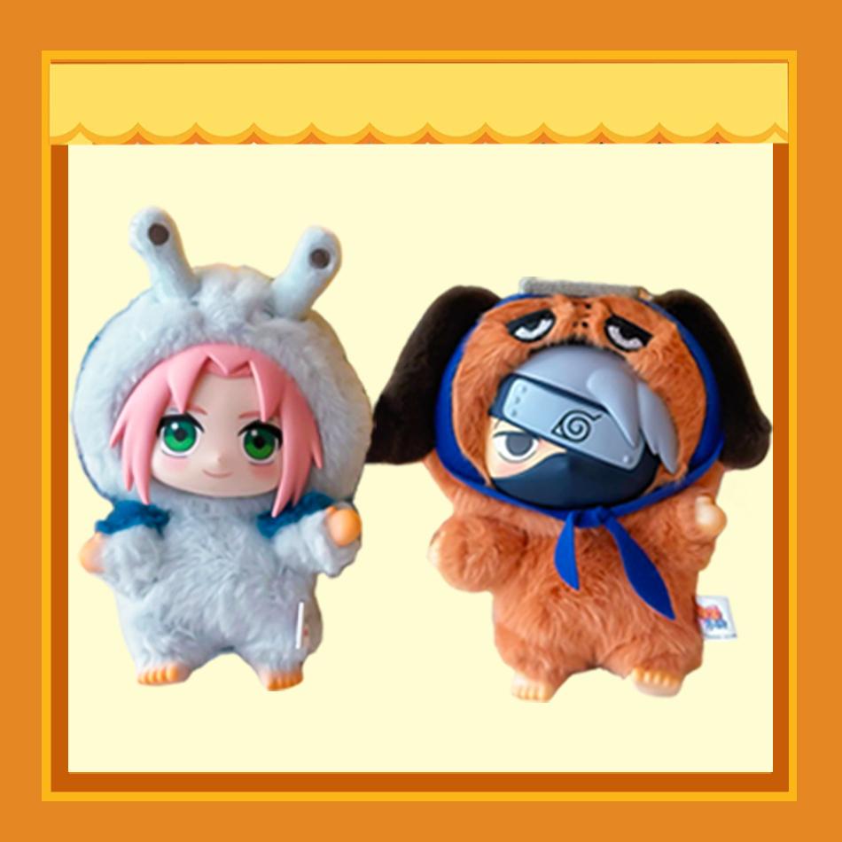 Наруто слепой бокс Серия «Вечеринка Зверей» Виниловая фигурка Плюшевая текстура Слепой бокс Хэллоуин/Рождественские подарки