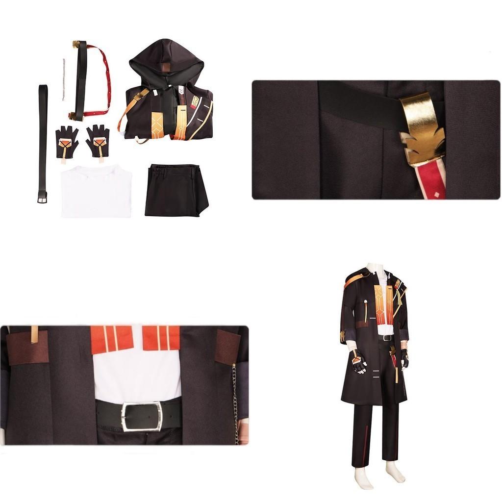 Высококачественная полиэстеровая ткань Космическая железная дорога Костюм для косплея главного героя