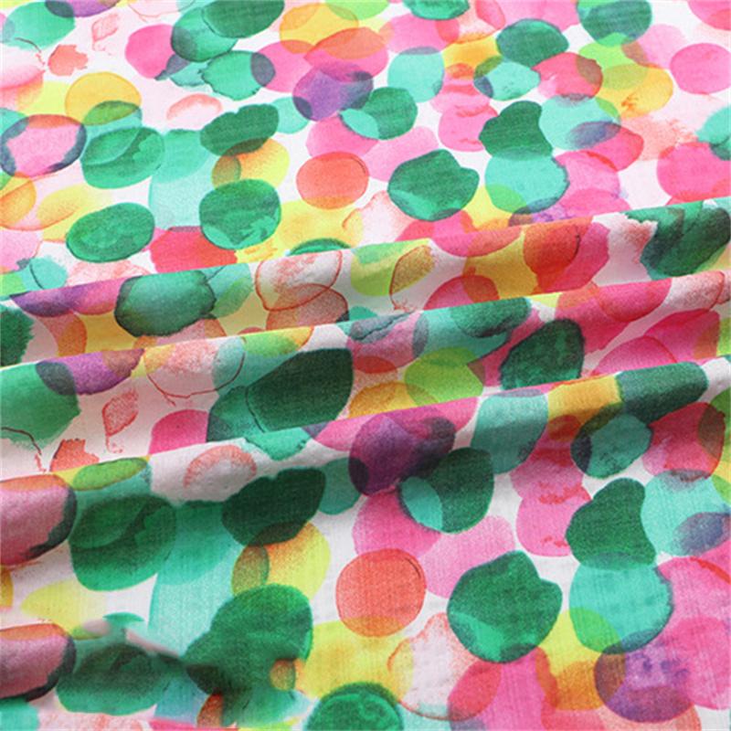 Брюки от комаров, ткань с принтом, искусственные летние тонкие хлопковые летние юбки, хлопковое платье, юбка Cheongsam DIY