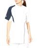Kiraku Lightweight Tunic That Absorbs Sweat and Dries Quickly with Stretch Material That Stretches Well CY855 01 White Japan S To Japanese Size