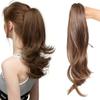 Luxurious Synthetic Micro Roll Grip Ponytail Extension for Easy Wearing Durable Fashion Wig Accessories for Versatile Styling