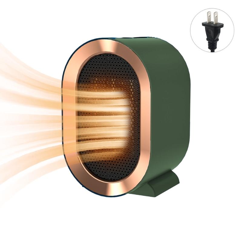 2-ступенчатый регулируемый небольшой обогреватель, портативный тепловентилятор для использования в помещении дома
