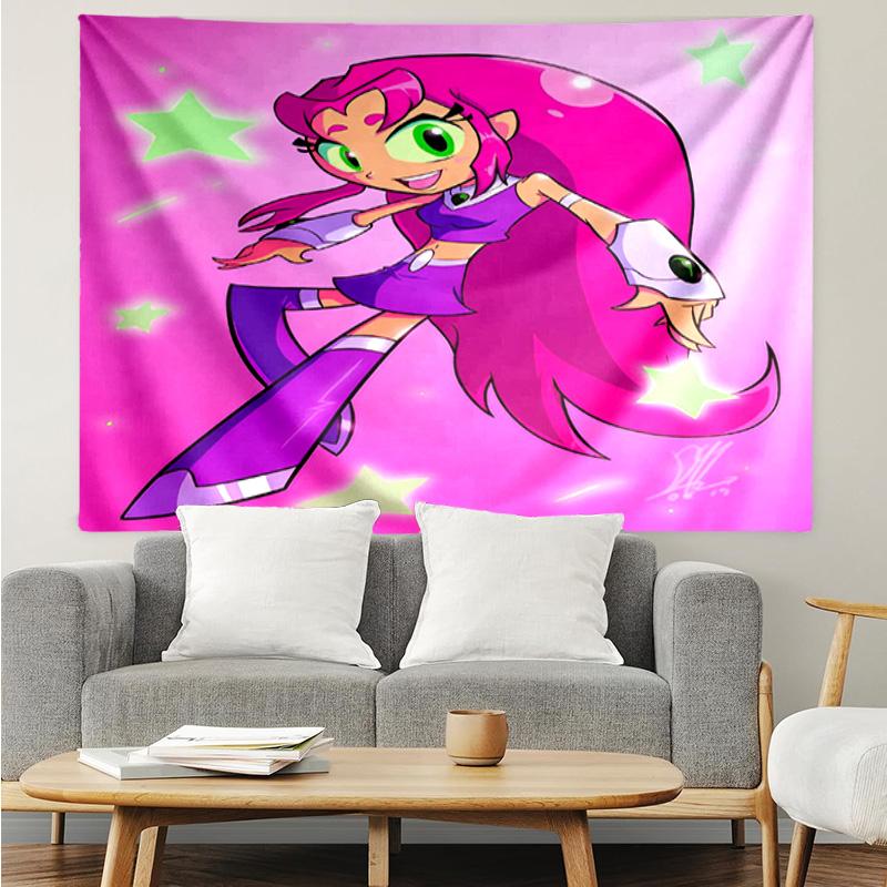 1PC Pink Teen Power Tapestry Accessories Playroom Tapestry, for Bedroom,Livingroom, dormitory Room Wall Decor Fan Birthday Gifts