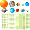 Luminous Stars Wall Stickers PVC Ceiling Stars Planets Stickers  Home Decoration