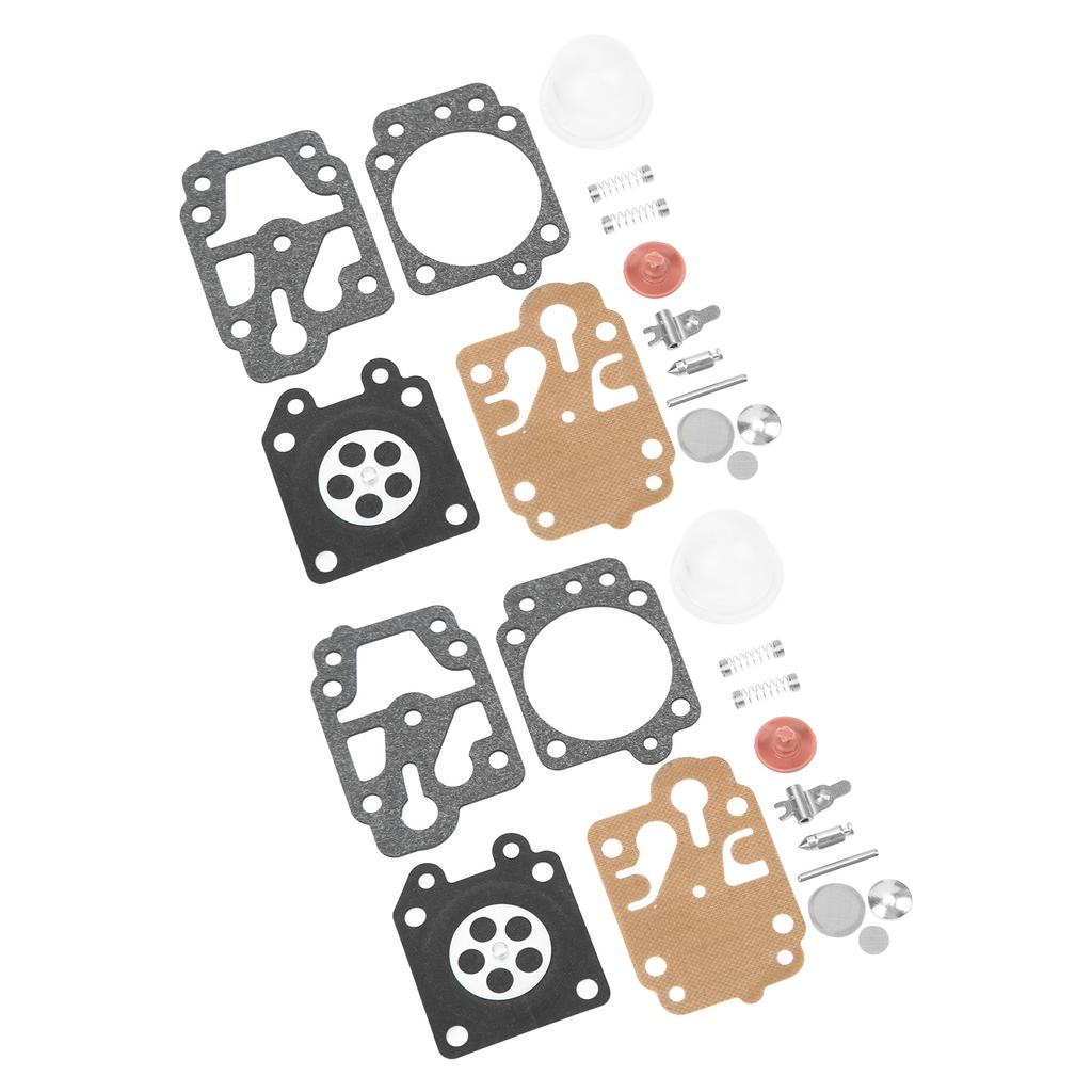 2 комплекта карбюраторных диафрагм и прокладок из бумаги, железа и резины, ремонтный комплект для карбюратора для Walbro 40 5