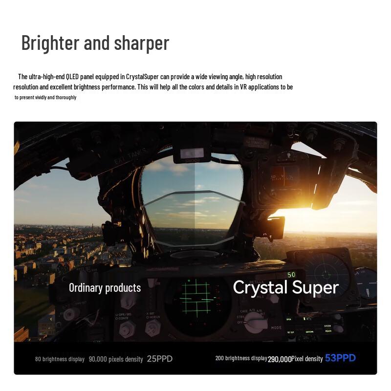 Pimax Crystal Super Micro-OLED гарнитура для ПК VR