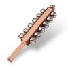 Hand Jingle Bells Hand Sleigh Bells Wooden Shaker Jingle Bells Stick Musical Percussion Instrument