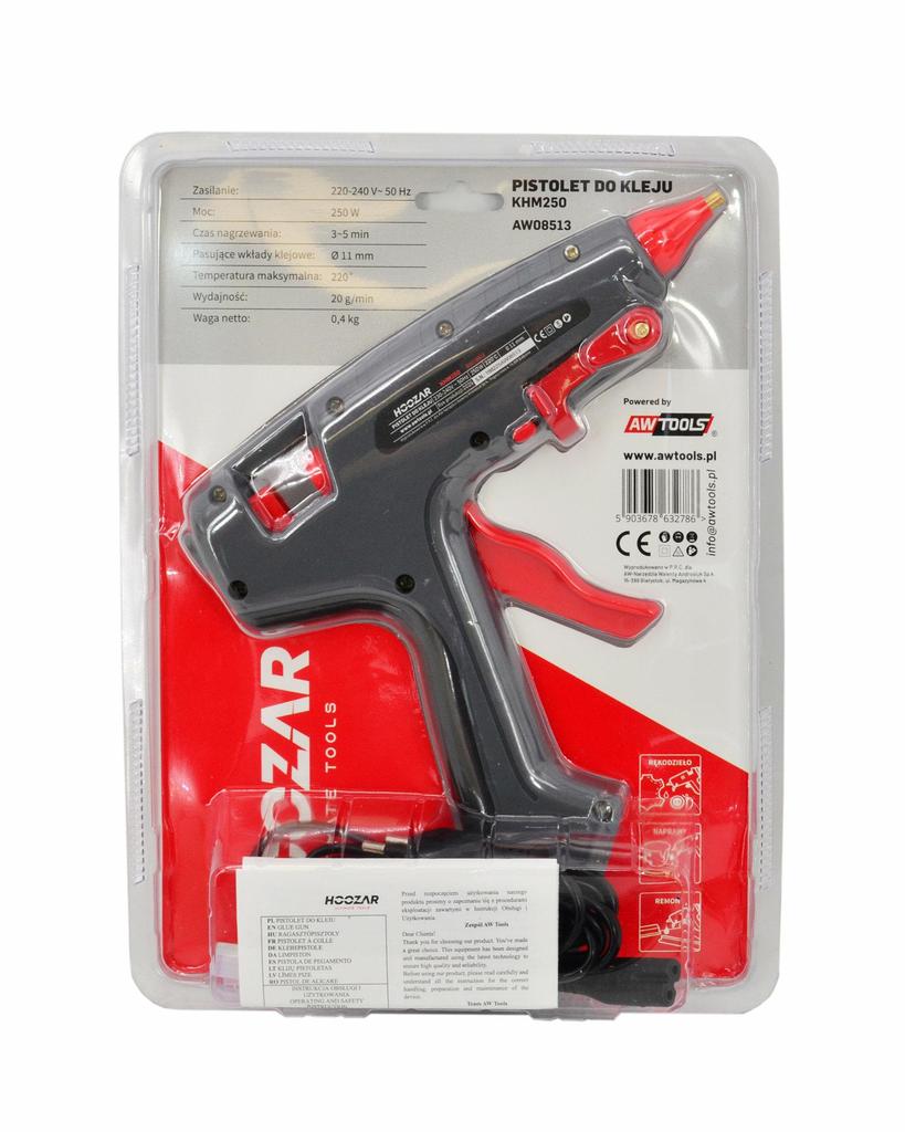 Hoozar Pistolet Do Kleju 11Mm 250W