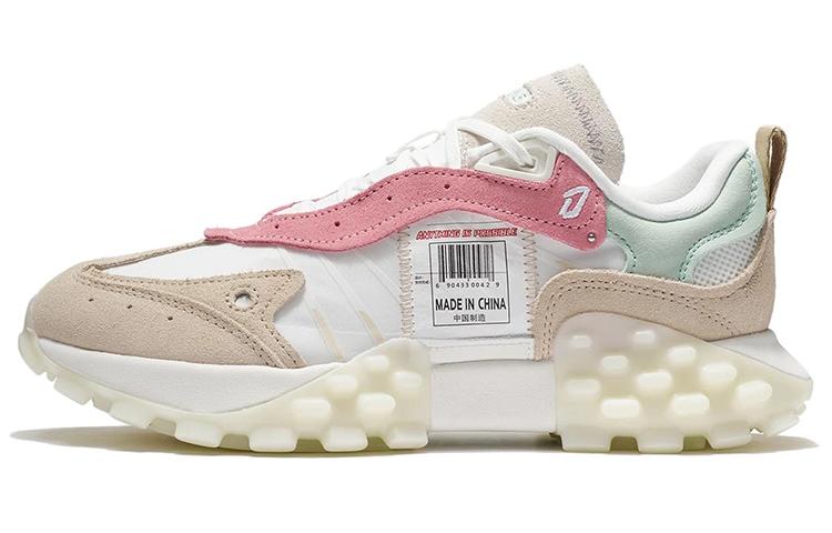 Li Ning Ткань Модные Амортизация Нескользящая Износостойкая Дышащая Низкие Спортивные Повседневные Кроссовки Женские AZGS034-4