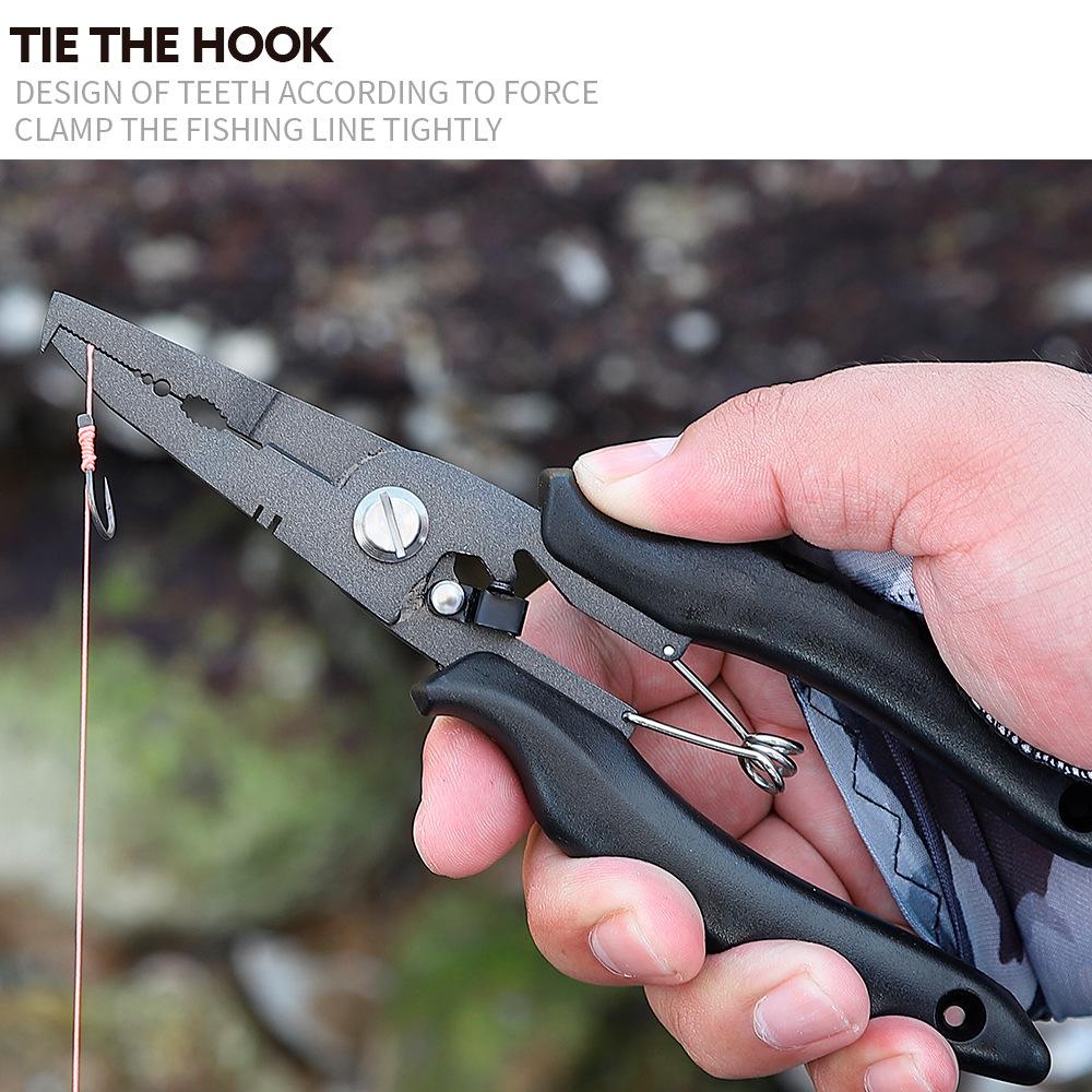 2024 портативные многофункциональные рыболовные плоскогубцы 19 см для снятия крючков, рыболовные снасти из нержавеющей стали, поплавковый контроллер, рыболовные инструменты