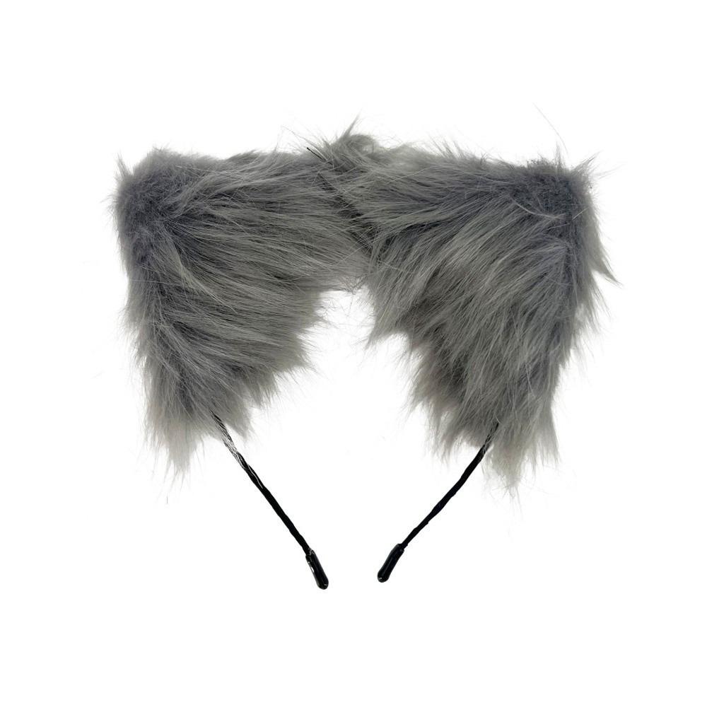 Furry Cat Ears Headband Artificial Cosplay Headband Cute Gothic Headband Photo