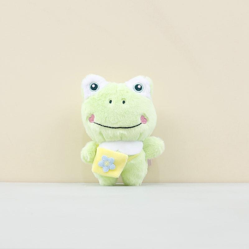And Blue Sweet Green Frog Plush Pendant Keychain Perfect Backpack Accessory