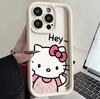 Чехол для телефона Sanrio Hello Kitty для iPhone 16 15 14 13 12 11 Pro Max Mini XR XS X 7 8 Plus Мягкая задняя крышка из ТПУ