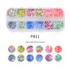 1 Box Holographic Flakes Nail Glitter Iridescent Shiny DIY Butterfly Laser Star Love Heart Sequins for Acrylic Nails Decorations