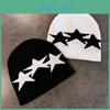 Minimalist Star Knit Beanie For Men Women Winter Warmth Casual Headwear