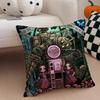 game scifi BBioshock IInfinite Cushion Cover Throw Pillow Cover Hidden Button Durable Polyester Chair Cushion