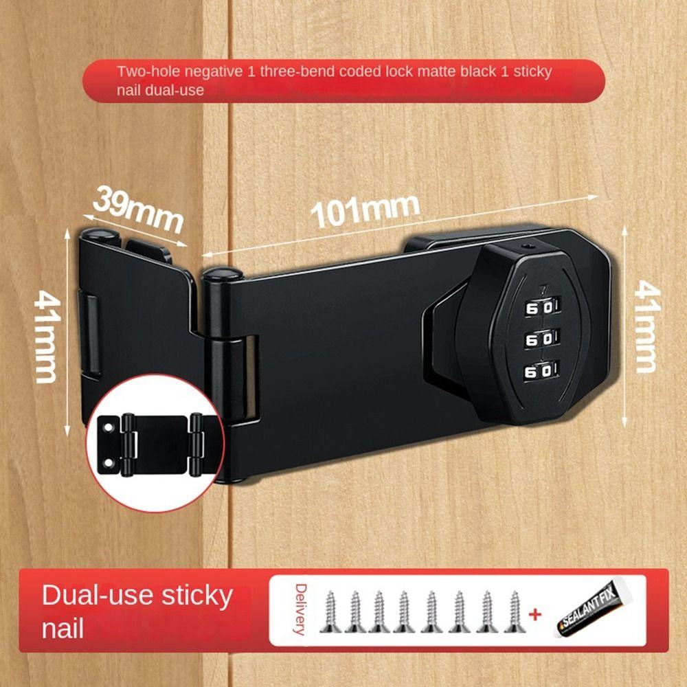 Zinc Alloy Combination Coded Lock 3 Digit Coded Coded Lock New Cabinet Password Locks  Drawer