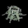 New Creative 3cm Soft Hook Worm Silicone Sea Fishing Luminous Shrimp Fishing Lures Shrimp Fake Bait