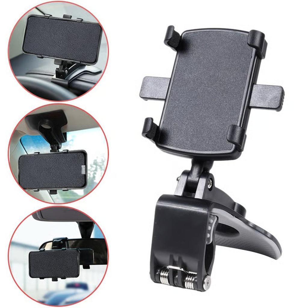 Multifunctional Car Dashboard Mobile Phone Holder, Universal Car Phone Holder Mount, 360 Degree Rotation Dashboard Cell Phone Holder