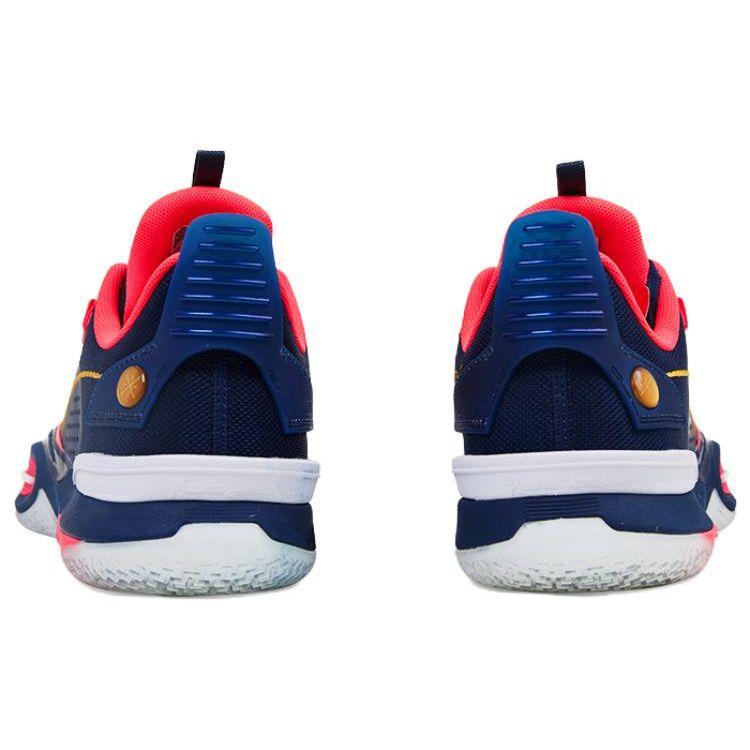 Баскетбольные кроссовки Li Ning All City 10 с нескользящей износостойкой подошвой и отскоком, мужские баскетбольные кроссовки синего и красного цвета ABAS009-25