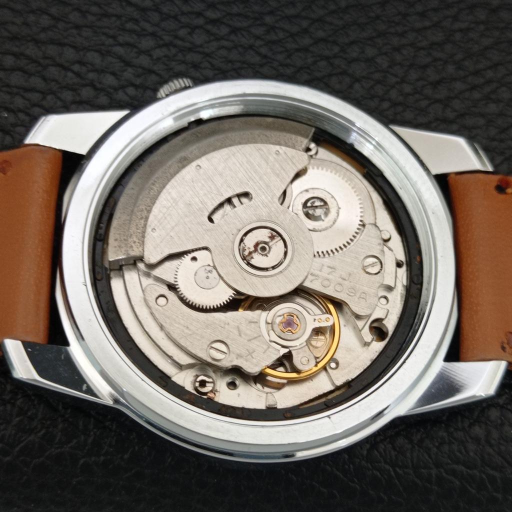 ВИНТАЖНЫЕ АВТОМАТИЧЕСКИЕ SEIKO 5 ВОССТАНОВЛЕННЫЕ ЯПОНСКИЕ МУЖСКИЕ ЧАСЫ С ЖЕЛТЫМ ЦИФЕРБЛАТОМ a445396-1