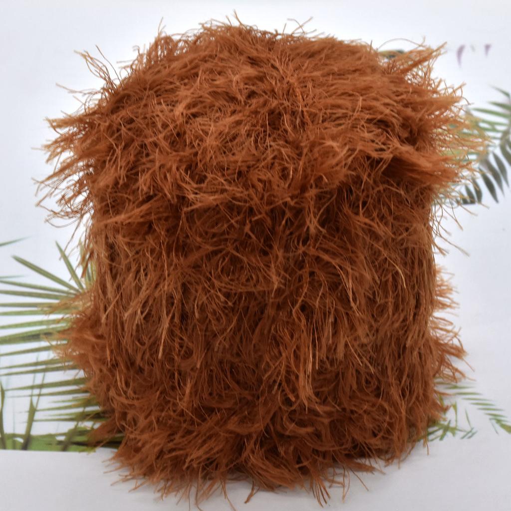 6 шт. 300 г/10,56 унц. Пряжа из норкового велюра Сверхмягкая плюшевая пряжа для вязания спицами и крючком Роскошная пряжа для рукоделия для пледов, шарфов Набор пушистой пряжи для рукоделияcx