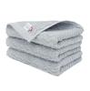 Imabari Certified Face FUu Made In Gray [oruta] Towels, Plus, 3-Piece Set, Japan, (Black Sesame)
