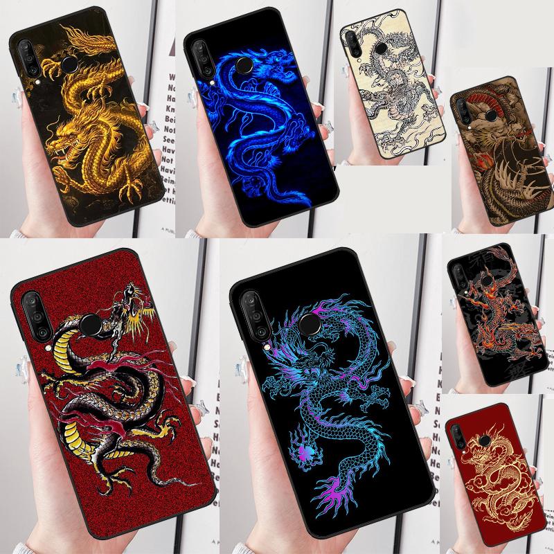 Китайский Дракон Для Huawei Nova 7i 8i 11i 12i 12s 10 9 SE Y90 Y60 Y70 Y72 Y61 Y91 P60 Pro P30 P40 Lite Чехол
