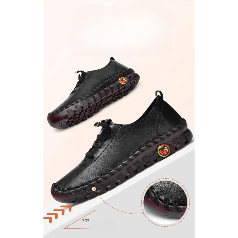 35-45,15 Цвета Мокасины Одиночные Туфли Удобные Плоские Туфли На Шнуровке, Широкая Полная Стопа Мягкая Подошва Мягкая Поверхность Женская Обувь Большого Размера