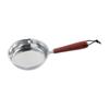 Wooden Handle Omelette Pan Flat Bottom Open Skillet 304 Stainless Steel Frying Pan  Kitchen