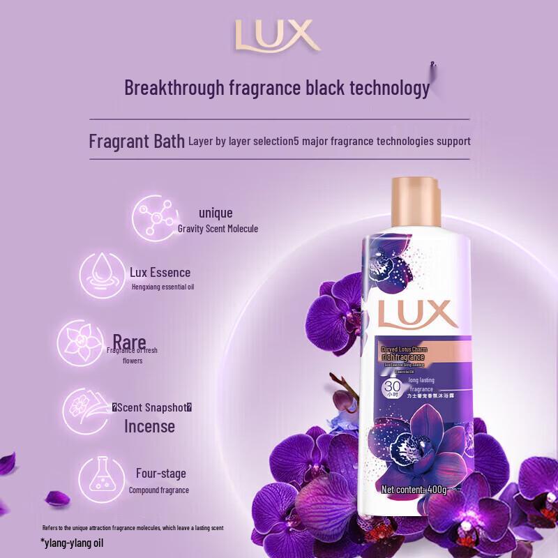 lux Очаровательный гель для душа с ароматом лотоса