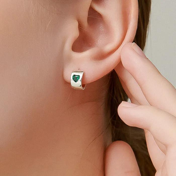 Серебряная серьга Green Peace Ie370 [Серебро]