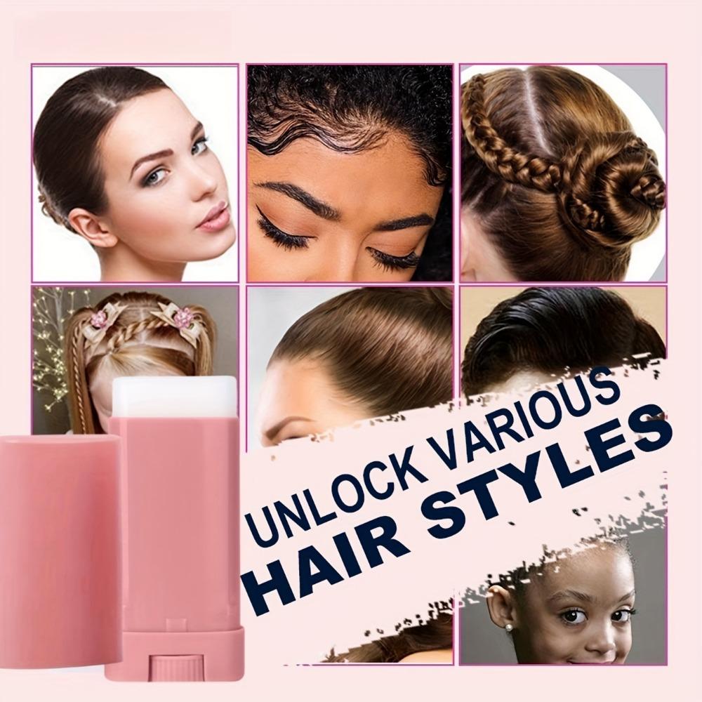 Hair Wax Stick Hair Pomade Stick Long-Lasting Styling Wax Stick Hair Wax Stick Smoothing & Slick Stick for Hair Wigs