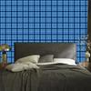 Blue Checkered Wallpaper, Blue, Azure and Navy Blue, 50x1000