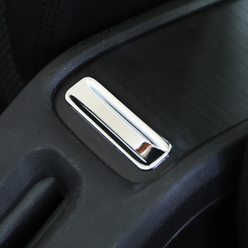 Хромированный автомобильный подлокотник из АБС-пластика, ящик для хранения, декоративная панель, наклейка с блестками для Peugeot 2008 2014-2017