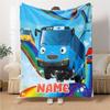 Custom Name Tayo'S Rainbow Friends Party Blanket For Couch Bed Plush Cozy Fuzzy Blanket Super Soft Warm Blankets For Fall And Winter 091648