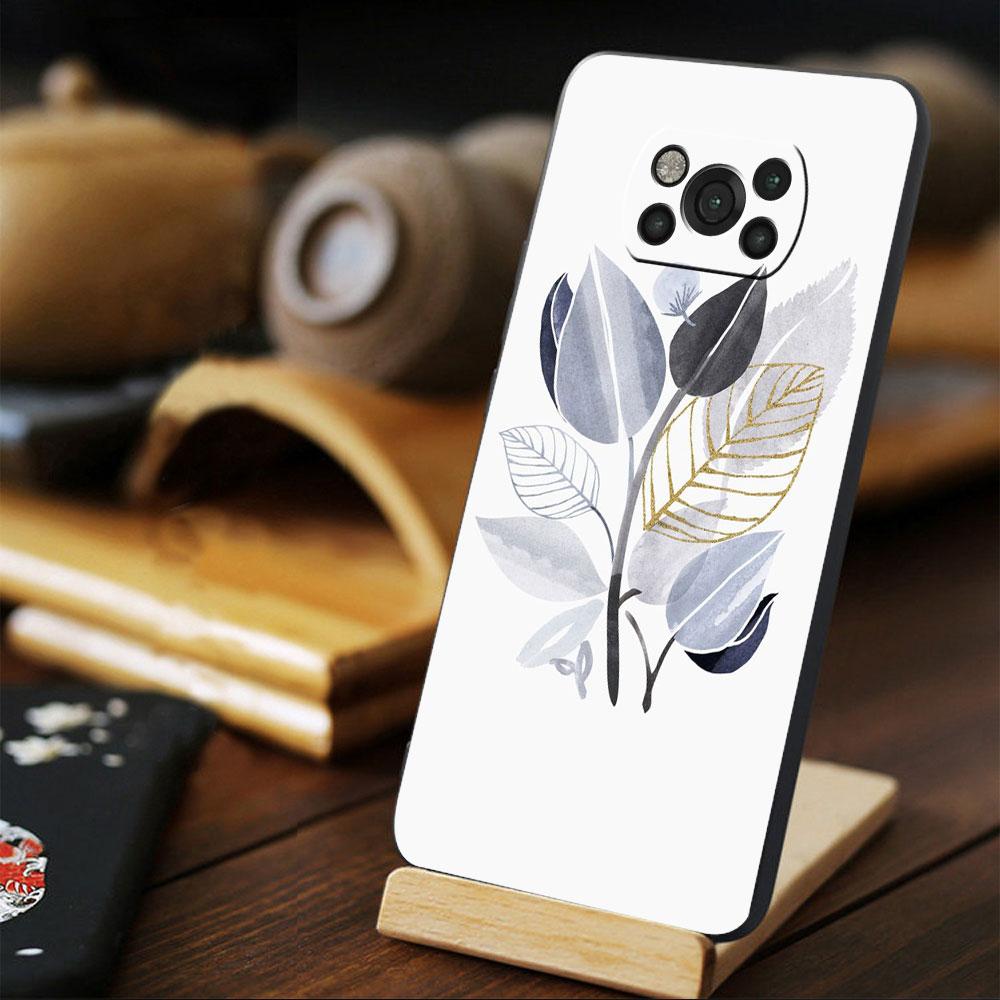 Роскошный художественный принт из золотой фольги для Xiaomi POCO 11T 10T F4 GT X3 NFC F3 X4 M4 Pro 5G 9T M3 MI 11 lite Back Celular Funda