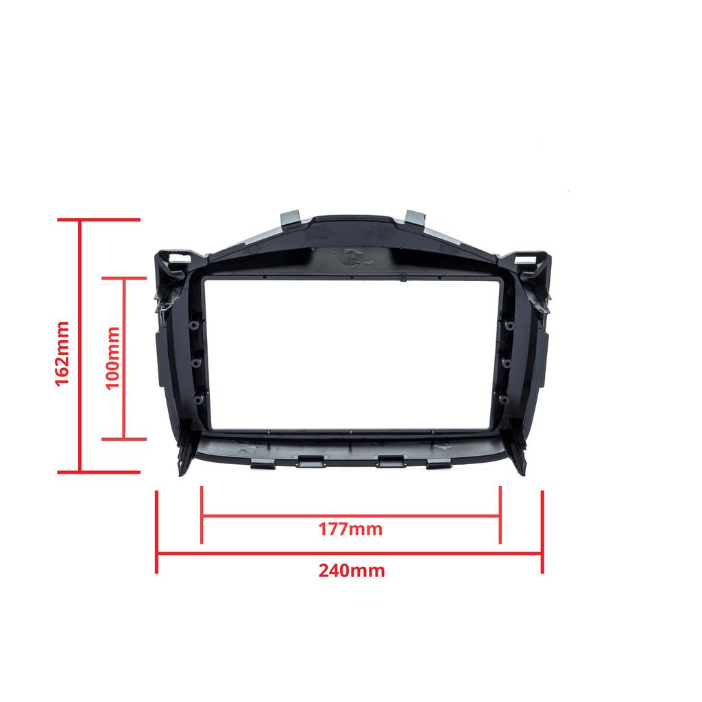 Radio 2 Din Cover Frame For Peugeot 107, Toyota Aygo, Citroen C1